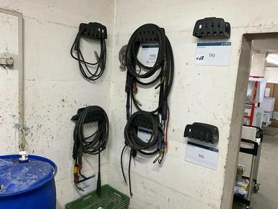 Overview picture of Various welding torches